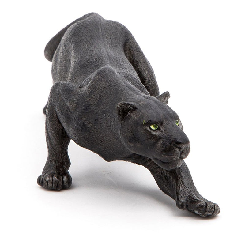 PAPO Wild Animal Kingdom Black Leopard Toy Figure, Three Years or Above, Black
