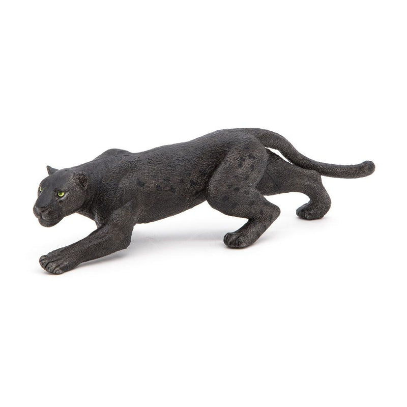 PAPO Wild Animal Kingdom Black Leopard Toy Figure, Three Years or Above, Black