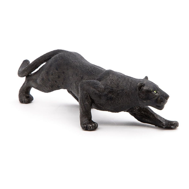 PAPO Wild Animal Kingdom Black Leopard Toy Figure, Three Years or Above, Black