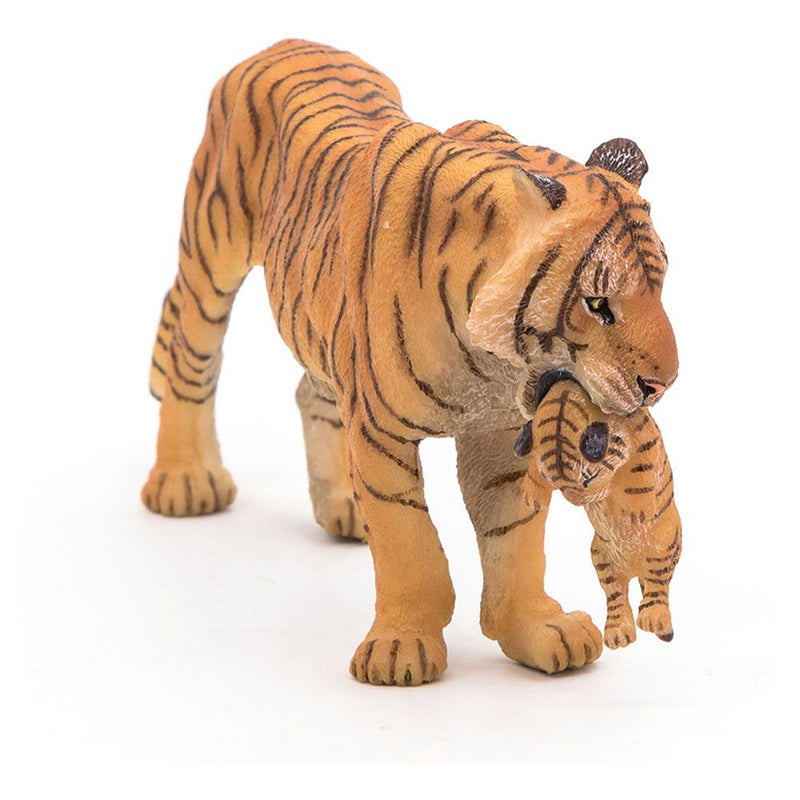 PAPO Wild Animal Kingdom Tigress with Cub Toy Figure, Three Years or Above, Multi-colour