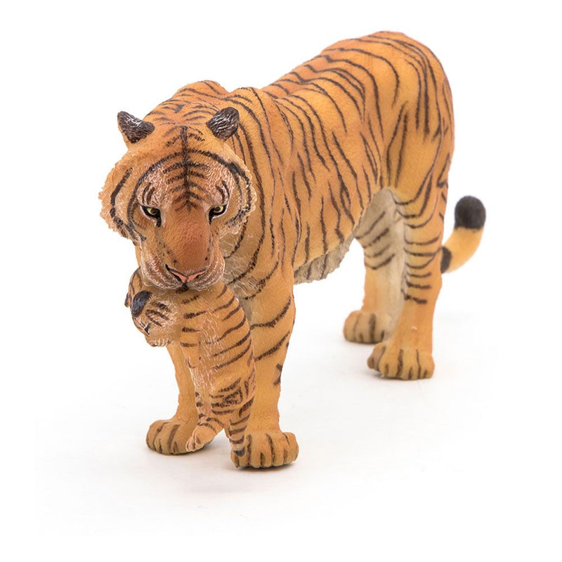 PAPO Wild Animal Kingdom Tigress with Cub Toy Figure, Three Years or Above, Multi-colour