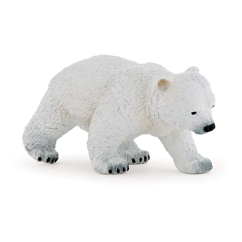 PAPO Wild Animal Kingdom Walking Polar Bear Cub Toy Figure, Three Years or Above, White