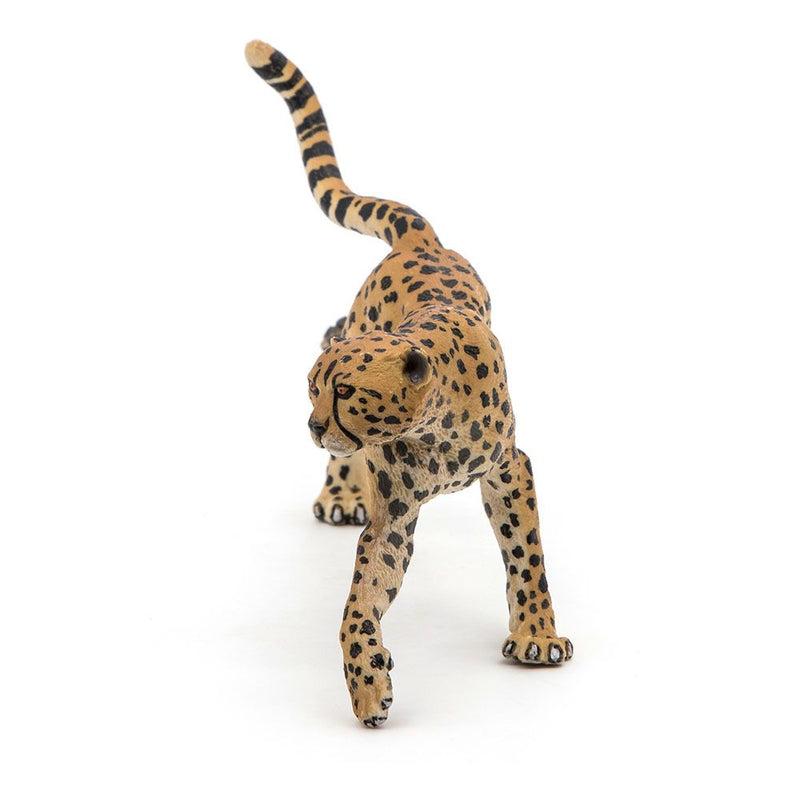 PAPO Wild Animal Kingdom Running Cheetah Toy Figure, Three Years or Above, Tan/Black