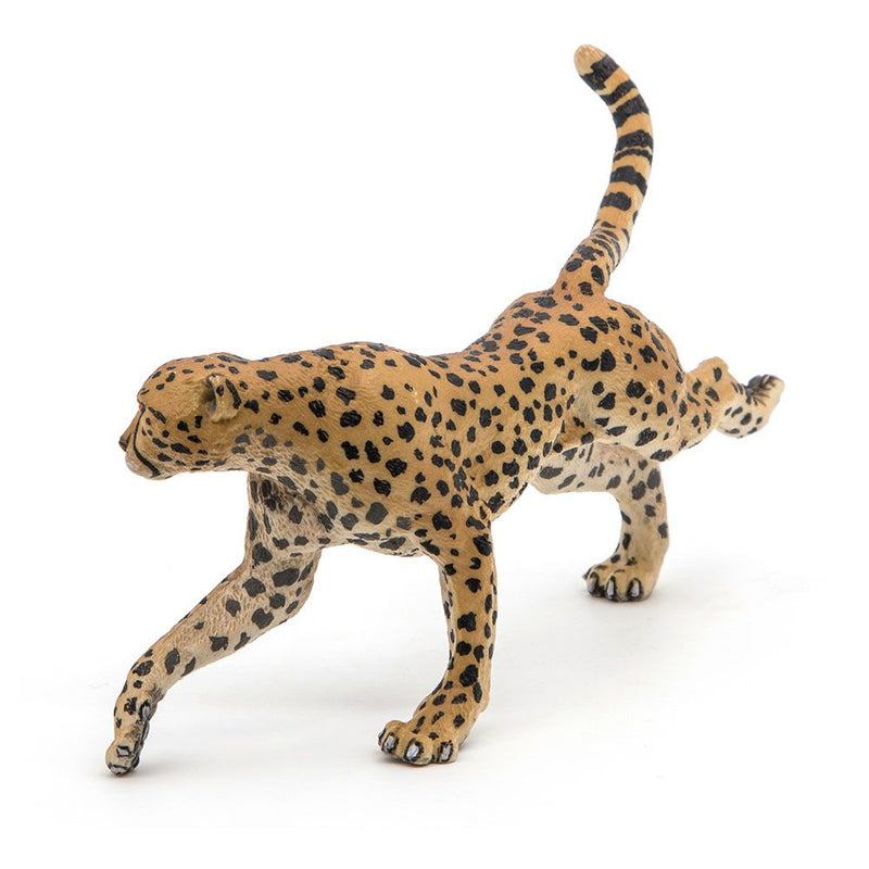 PAPO Wild Animal Kingdom Running Cheetah Toy Figure, Three Years or Above, Tan/Black