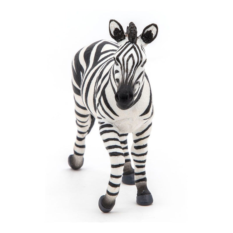 PAPO Wild Animal Kingdom Male Zebra Toy Figure, Three Years or Above, White/Black