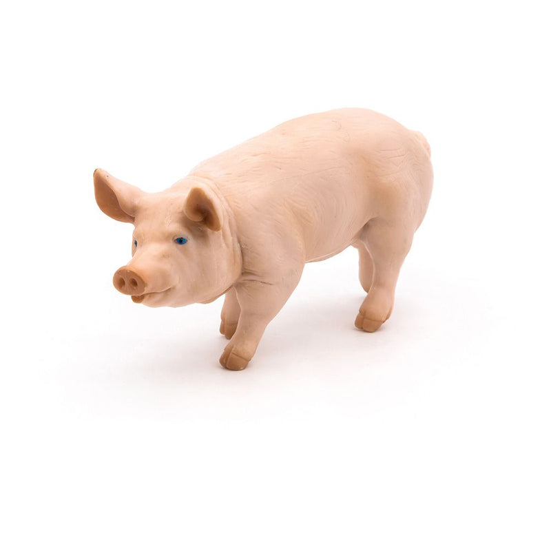 PAPO Farmyard Friends Boar Toy Figure, Three Years or Above, Pink