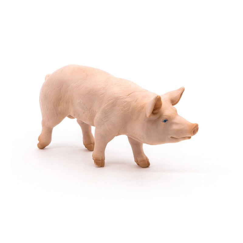 PAPO Farmyard Friends Boar Toy Figure, Three Years or Above, Pink