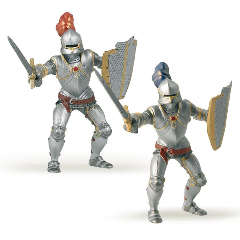 PAPO Mini Papo Mini Knights Tube Toy Mini Figure Set, Multi-colour