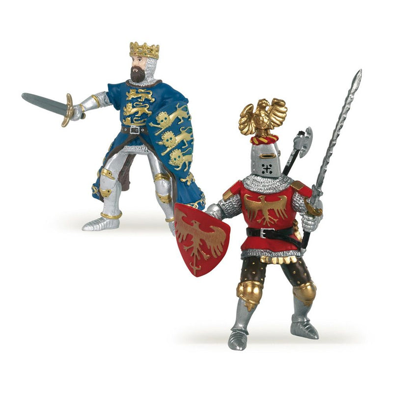 PAPO Mini Papo Mini Knights Tube Toy Mini Figure Set, Multi-colour
