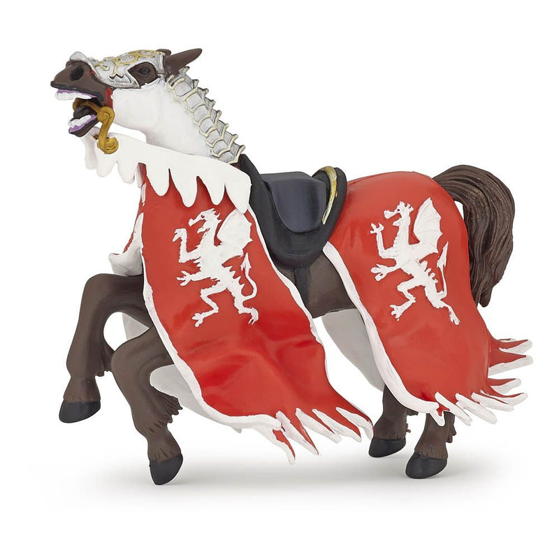 PAPO Fantasy World Red Dragon King Horse Toy Figure, Three Years or Above, Multi-colour