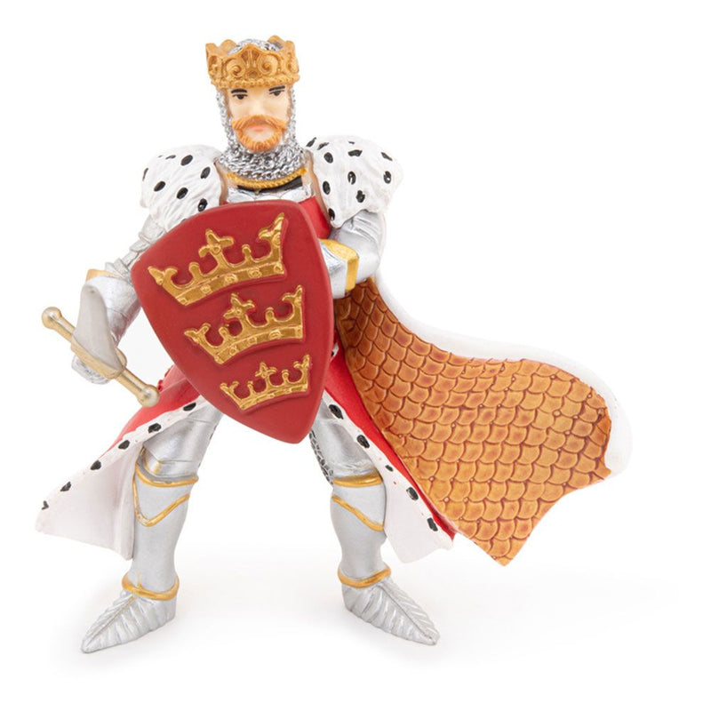 PAPO Fantasy World Red King Arthur Toy Figure, Three Years or Above, Red/White
