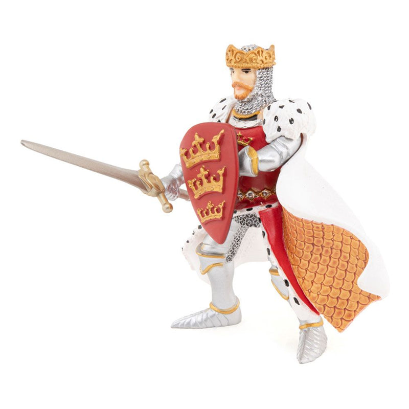 PAPO Fantasy World Red King Arthur Toy Figure, Three Years or Above, Red/White