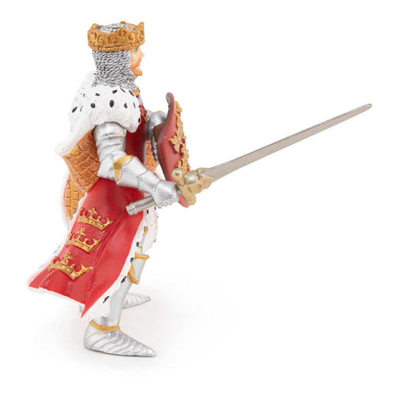 PAPO Fantasy World Red King Arthur Toy Figure, Three Years or Above, Red/White