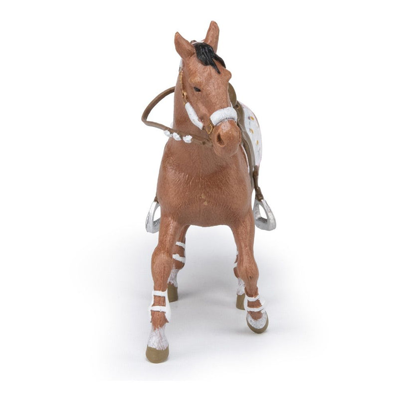 PAPO Horse and Ponies Winter Riding Girl Horse Toy Figure, Three Years or Above, Multi-colour