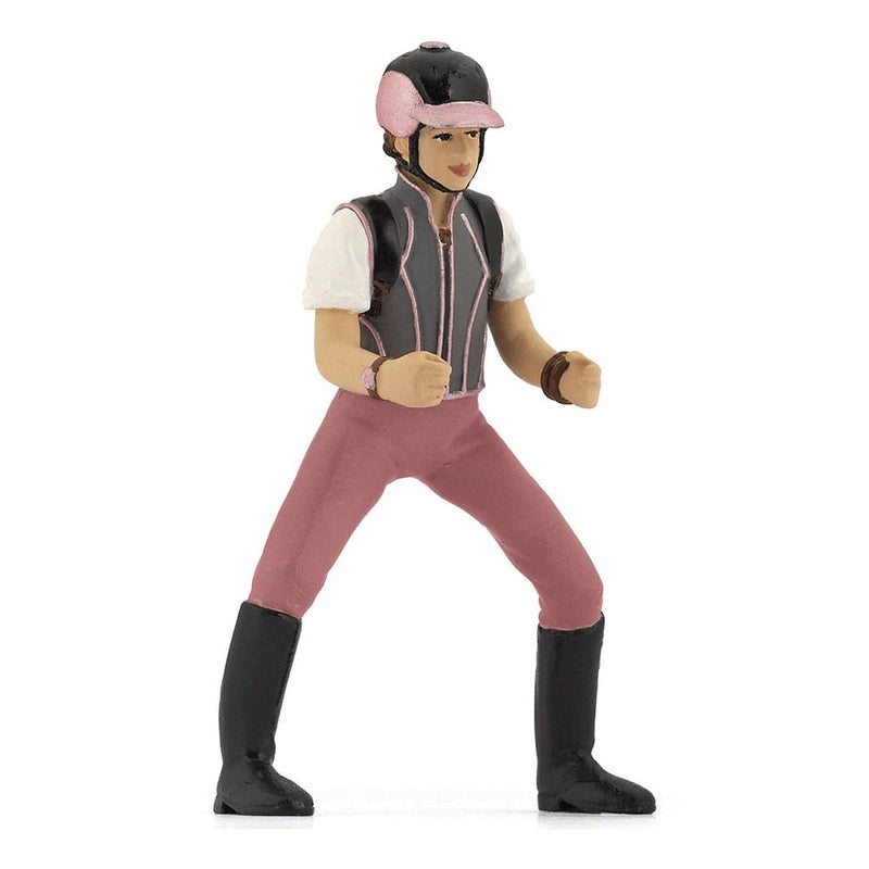 PAPO Horse and Ponies Young Trendy Riding Girl Toy Figure, Three Years or Above, Multi-colour