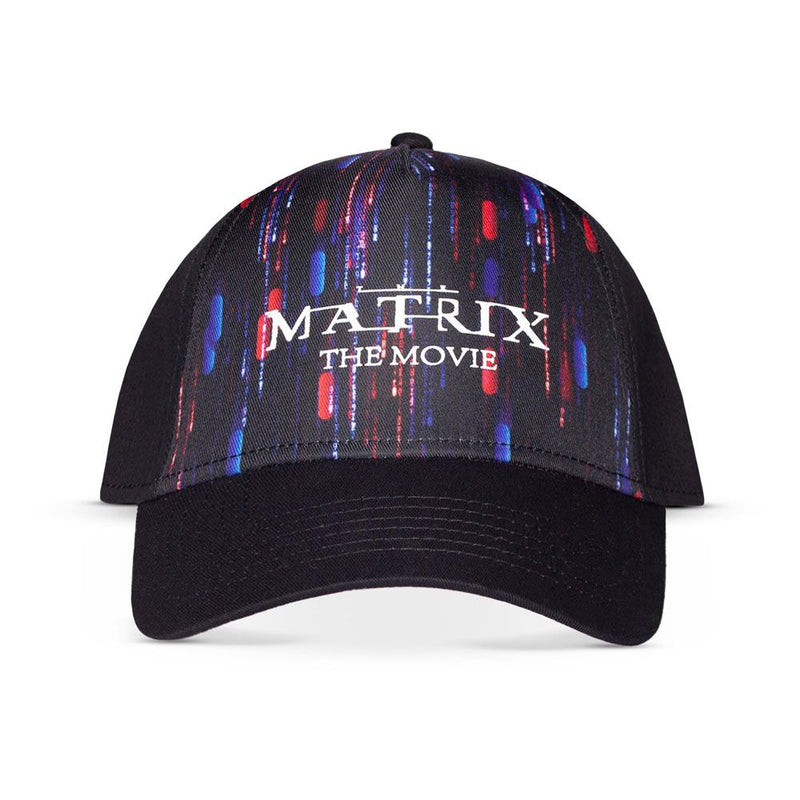 WARNER BROS The Matrix Resurrections Red and Blue Pill Poster Logo Adjustable Baseball Cap