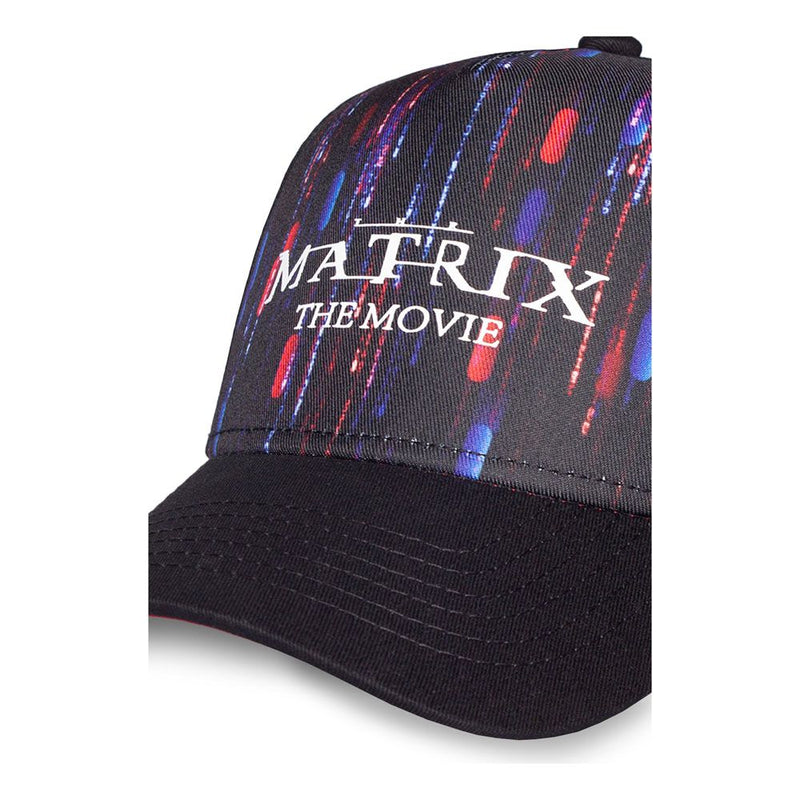 WARNER BROS The Matrix Resurrections Red and Blue Pill Poster Logo Adjustable Baseball Cap