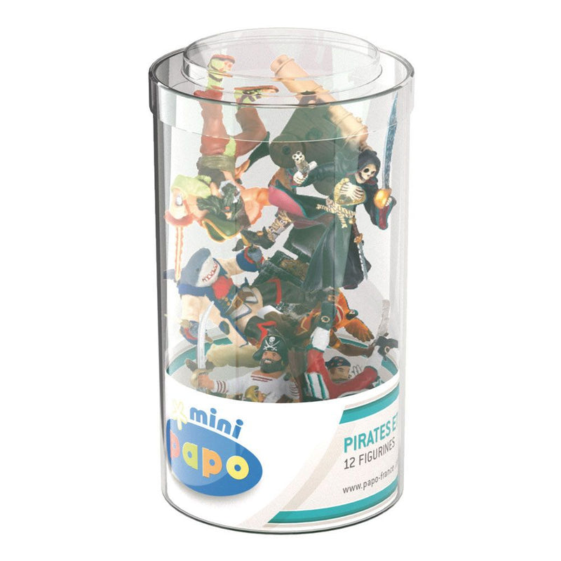 PAPO Mini Papo Mini Plus Pirates & Corsairs Toy Mini Figure Set, Three Years or Above, Multi-colour