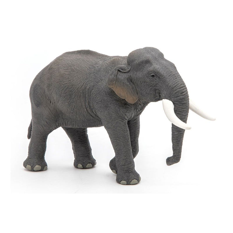 PAPO Wild Animal Kingdom Asian Elephant Toy Figure, Three Years or Above, Grey