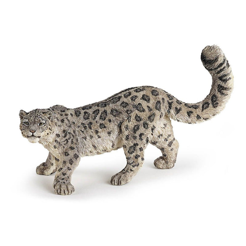 PAPO Wild Animal Kingdom Snow Leopard Toy Figure, Three Years or Above, Multi-colour