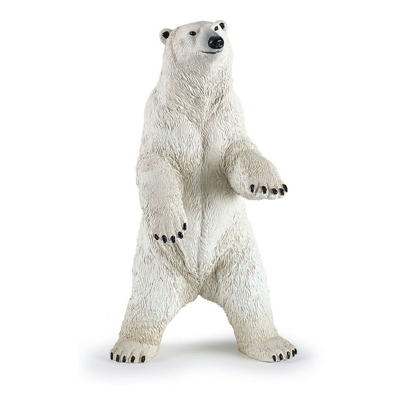 PAPO Wild Animal Kingdom Standing Polar Bear Toy Figure, Three Years or Above, White