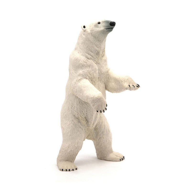 PAPO Wild Animal Kingdom Standing Polar Bear Toy Figure, Three Years or Above, White