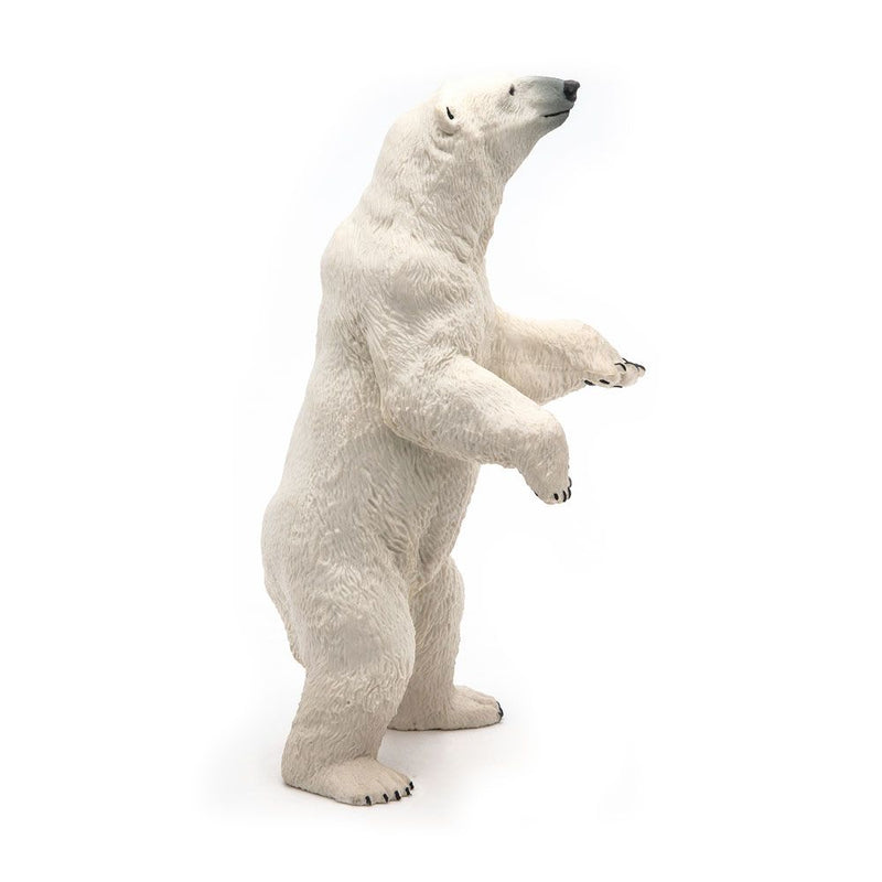 PAPO Wild Animal Kingdom Standing Polar Bear Toy Figure, Three Years or Above, White