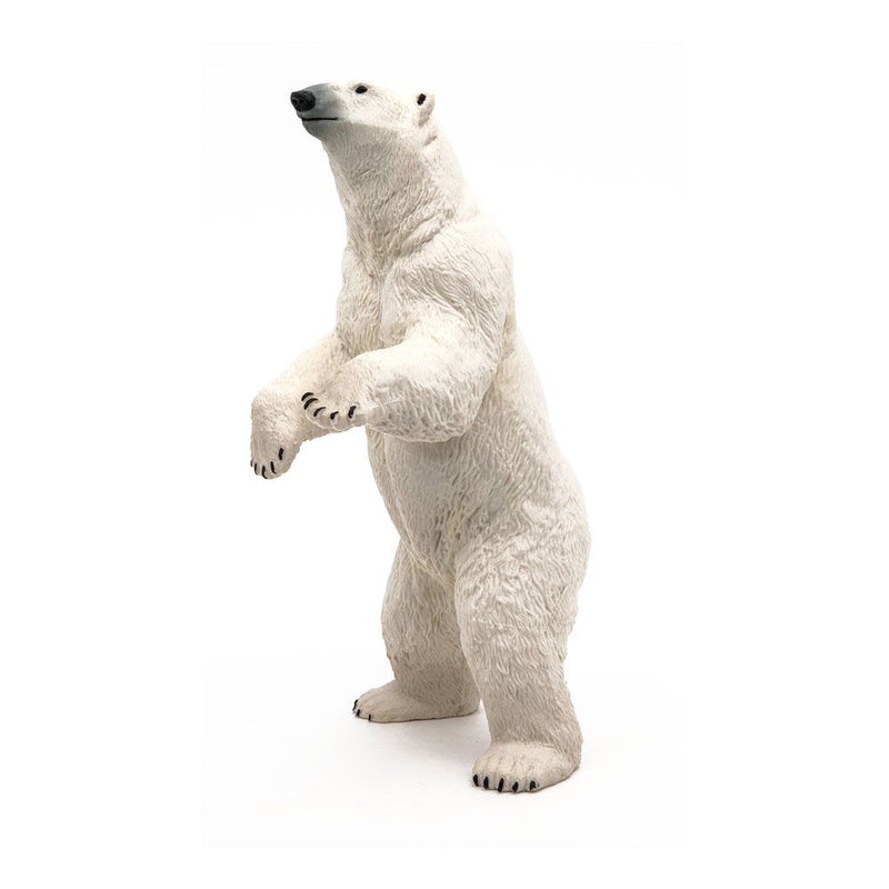 PAPO Wild Animal Kingdom Standing Polar Bear Toy Figure, Three Years or Above, White
