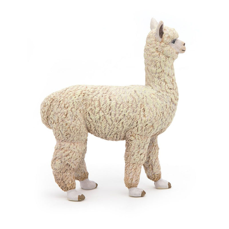 PAPO Wild Animal Kingdom Alpaca Toy Figure, Three Years or Above, White