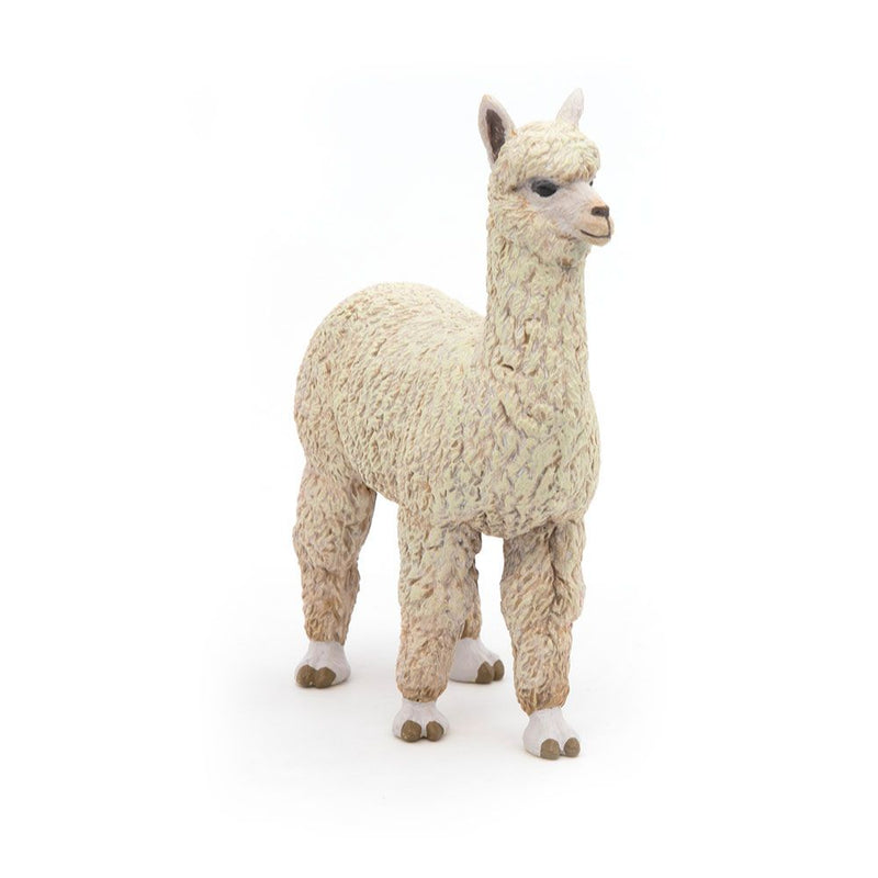PAPO Wild Animal Kingdom Alpaca Toy Figure, Three Years or Above, White