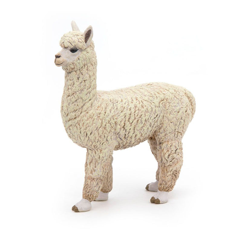 PAPO Wild Animal Kingdom Alpaca Toy Figure, Three Years or Above, White