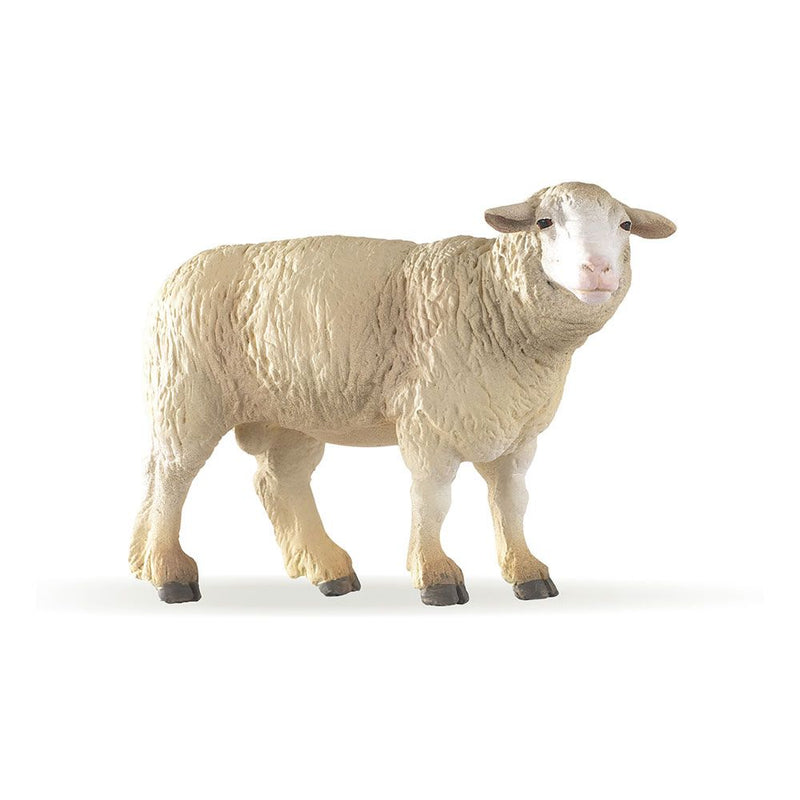 PAPO Farmyard Friends Merinos Sheep Toy Figure, 3 Years or Above, White