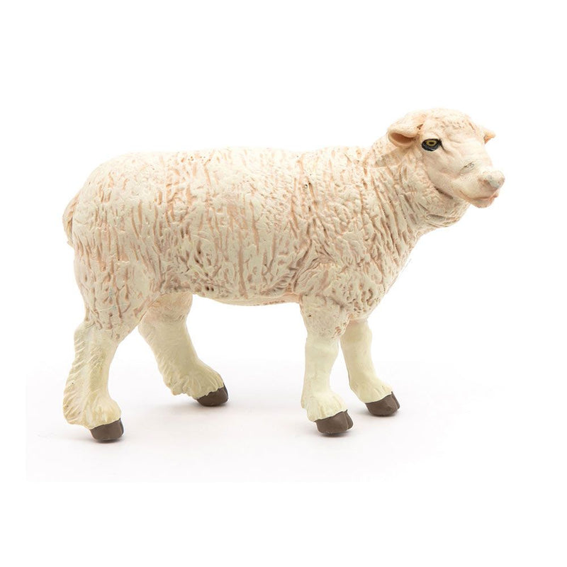 PAPO Farmyard Friends Merinos Sheep Toy Figure, 3 Years or Above, White
