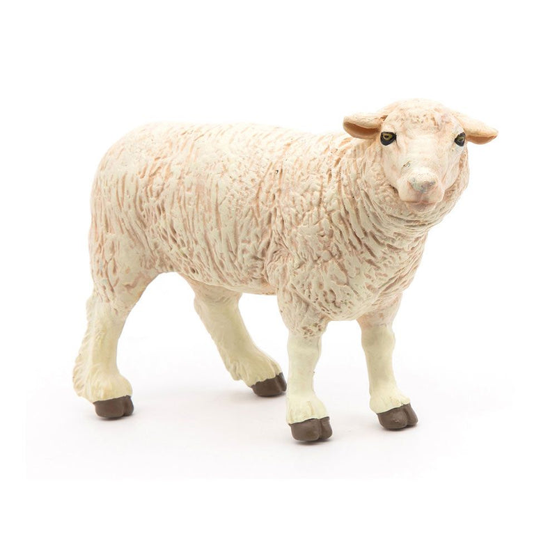 PAPO Farmyard Friends Merinos Sheep Toy Figure, 3 Years or Above, White