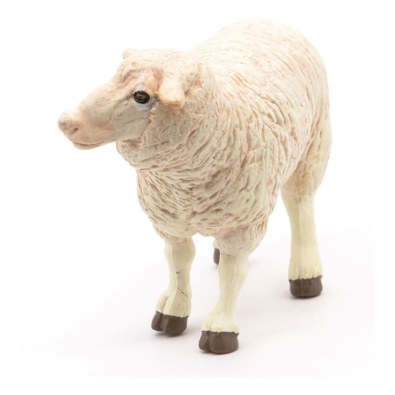 PAPO Farmyard Friends Merinos Sheep Toy Figure, 3 Years or Above, White