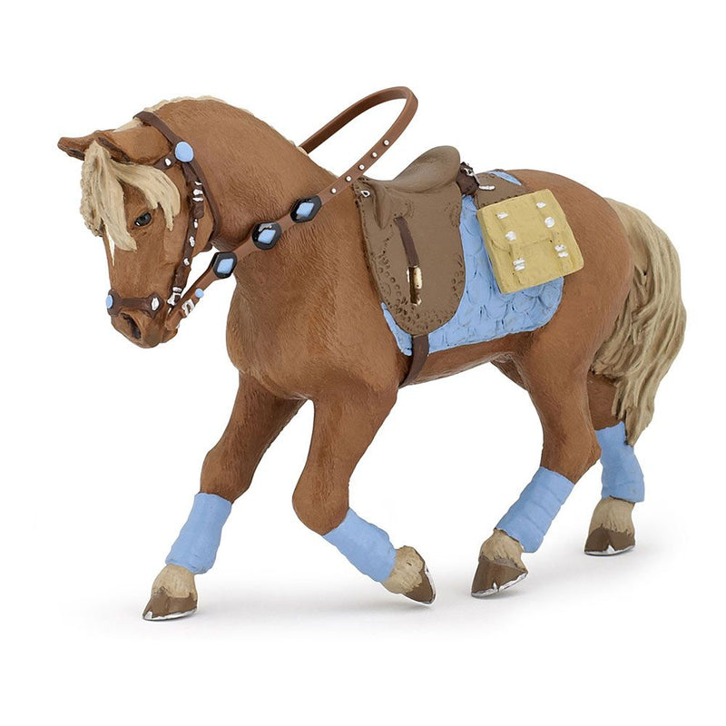 PAPO Horse and Ponies Young Rider's Horse Toy Figure, Three Years or Above, Multi-colour