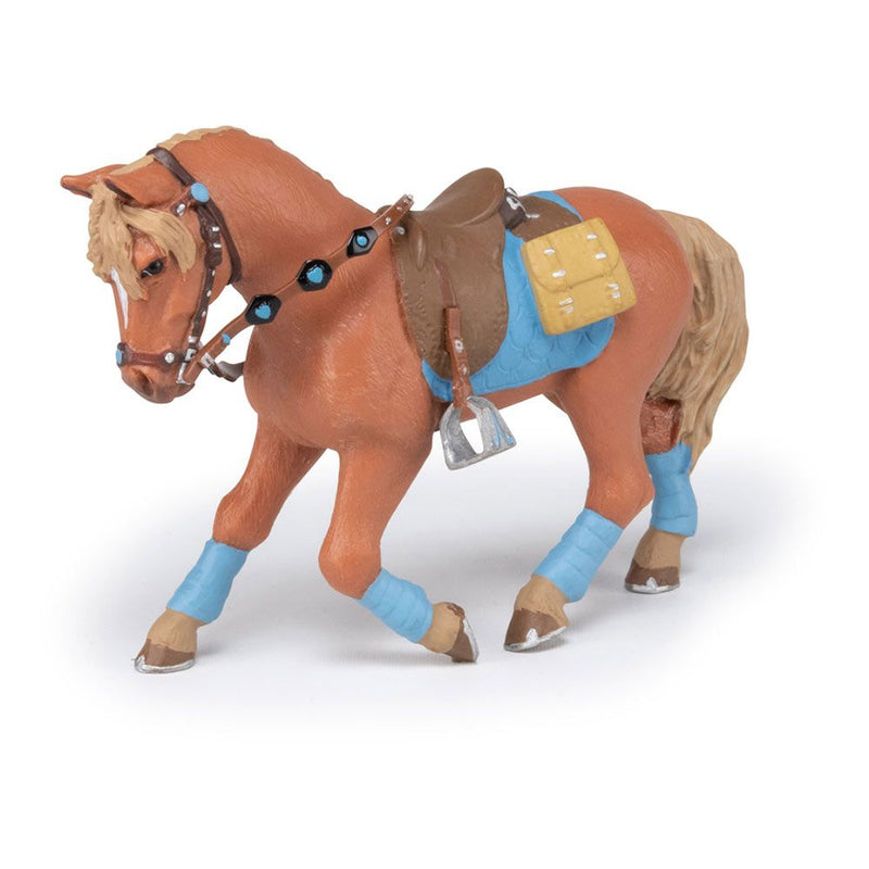 PAPO Horse and Ponies Young Rider's Horse Toy Figure, Three Years or Above, Multi-colour