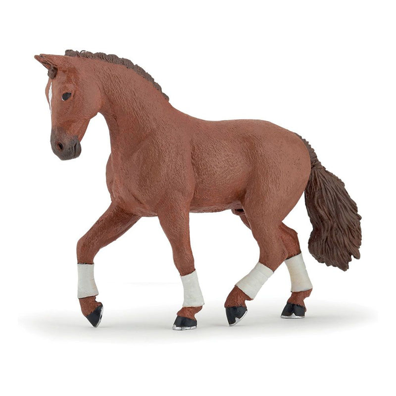 PAPO Horse and Ponies Alezan Hanovrian Horse Toy Figure, Three Years or Above, Brown