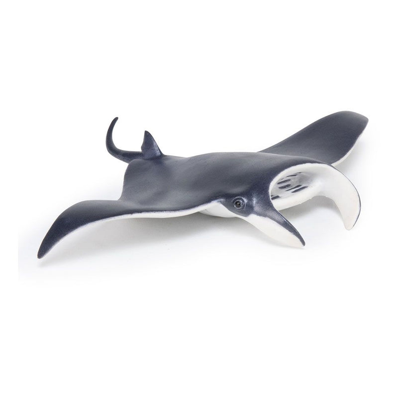PAPO Marine Life Manta Ray Toy Figure, Three Years or Above, Grey/White