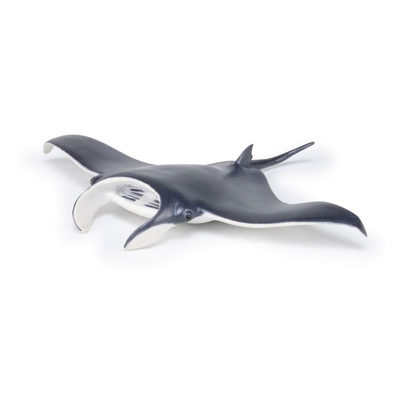 PAPO Marine Life Manta Ray Toy Figure, Three Years or Above, Grey/White