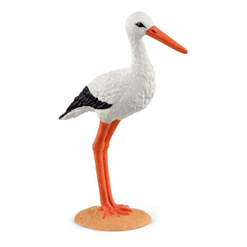 SCHLEICH Farm World Stork Toy Figure, 3 to 8 Years, Multi-colour
