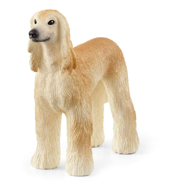 SCHLEICH Farm World Afghan Hound Greyhound Toy Figure, 3 to 8 Years, Tan