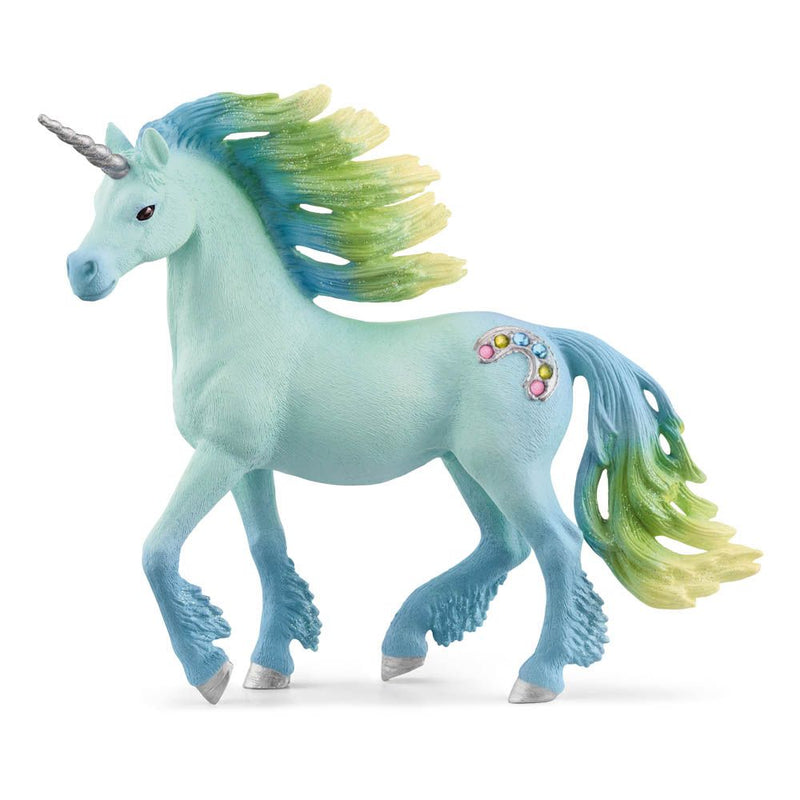 SCHLEICH Bayala Marshmallow Unicorn Stallion Toy Figure, 5 to 12 Years, Multi-colour