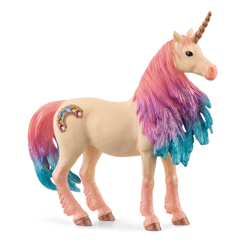 SCHLEICH Bayala Marshmallow Unicorn Mare Toy Figure, 5 to 12 Years, Multi-colour