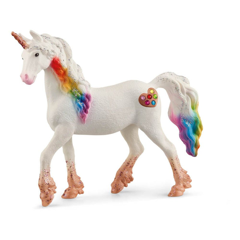 SCHLEICH Bayala Rainbow Love Unicorn Mare Toy Figure, 5 to 12 Years, Multi-colour