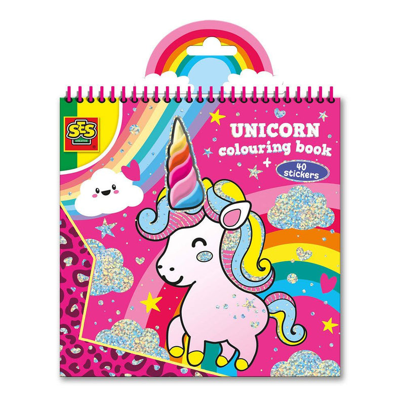 SES CREATIVE Unicorn Colouring Book, 3 Years or Above