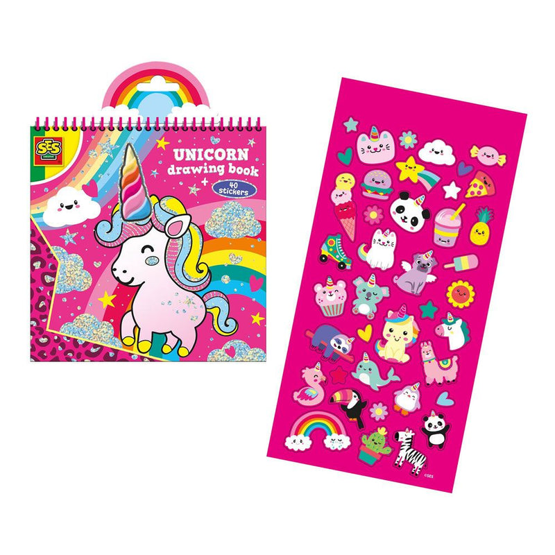 SES CREATIVE Unicorn Colouring Book, 3 Years or Above