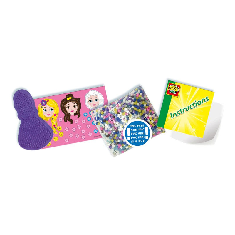 SES CREATIVE Princesses Iron-on Beads Mosaic Set, 5 Years or Above