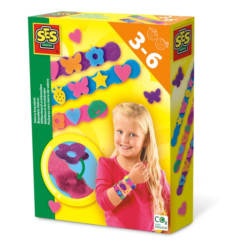 SES CREATIVE Velcro Bracelets Set, 3 to 6 Years