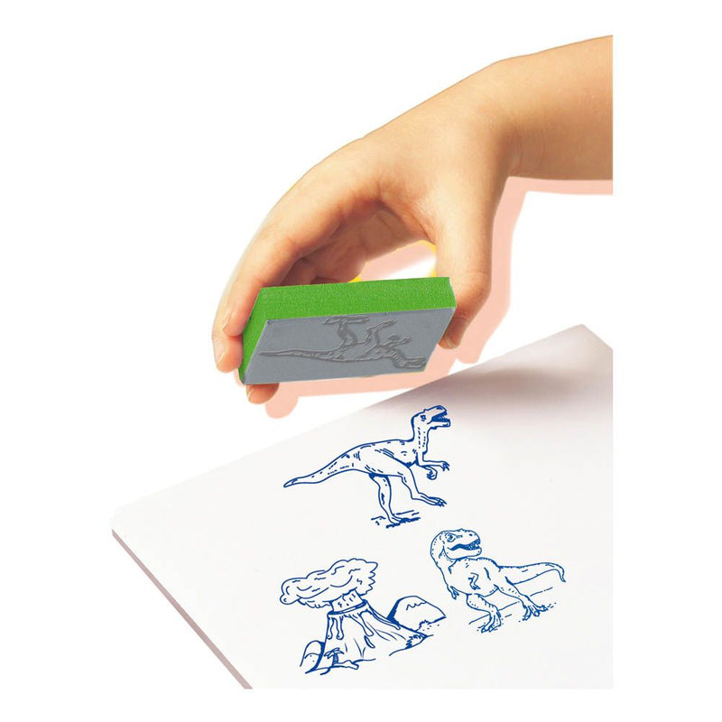 SES CREATIVE Stamp Set Dinosaur Kid's Stamp Set, 3 to 12 Years